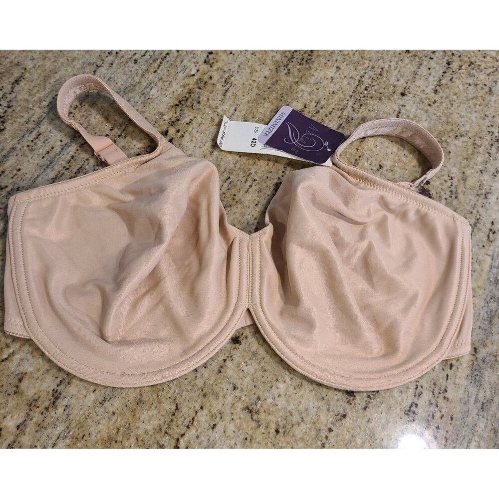 New! Aviana Size 42D Beige 2460 Minimizer Underwire Bra